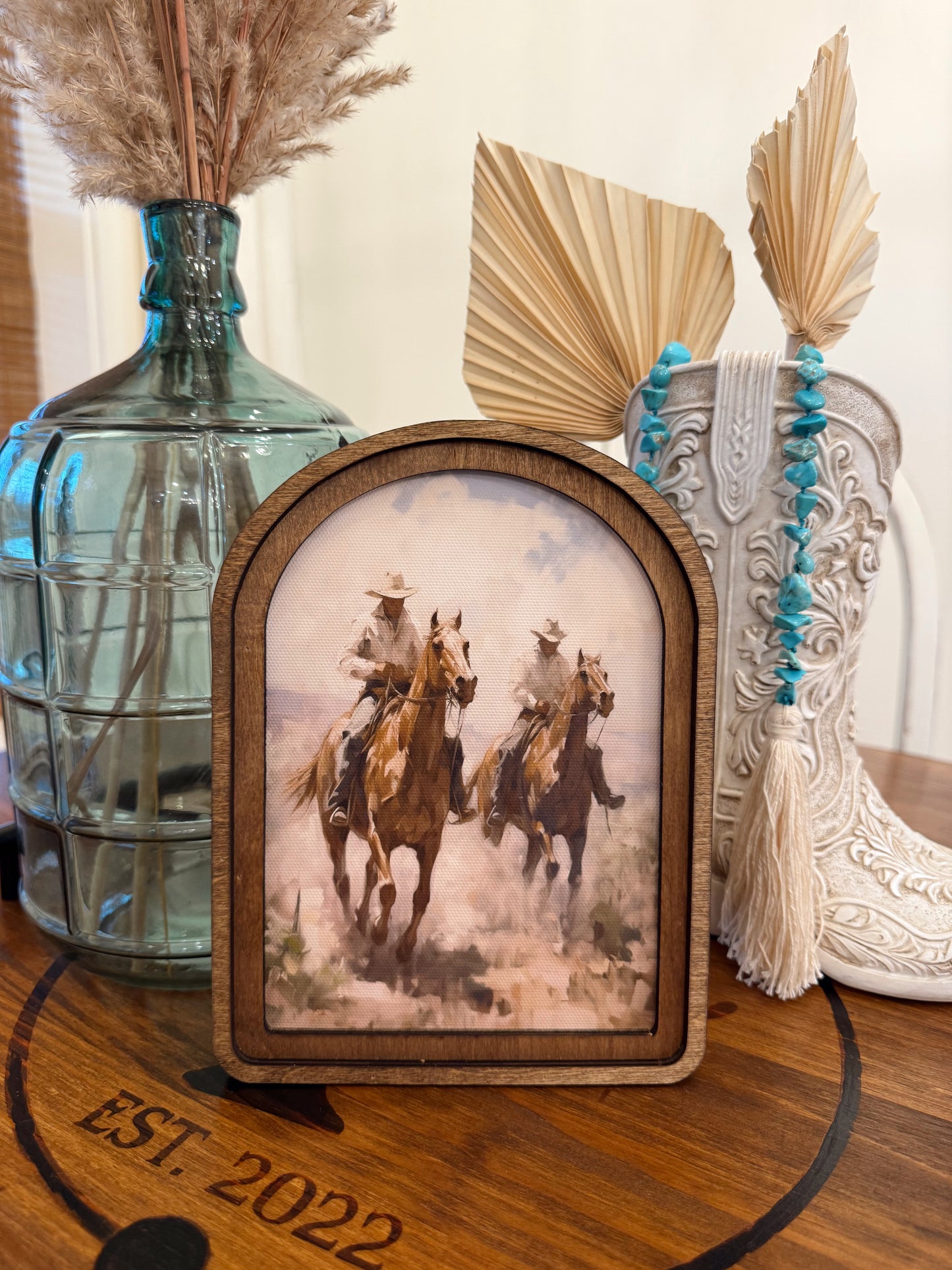 Arch Cowboys Framed Art