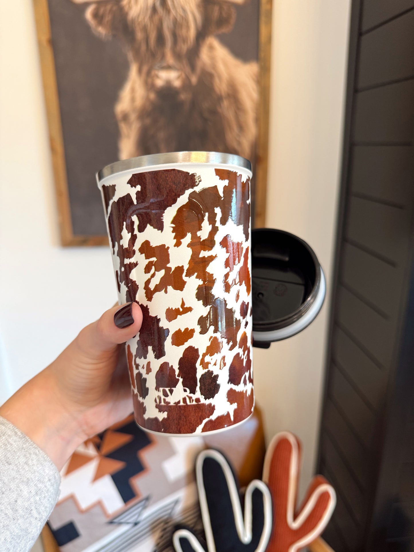 Good Moo-rning Stainless Coffee Tumbler
