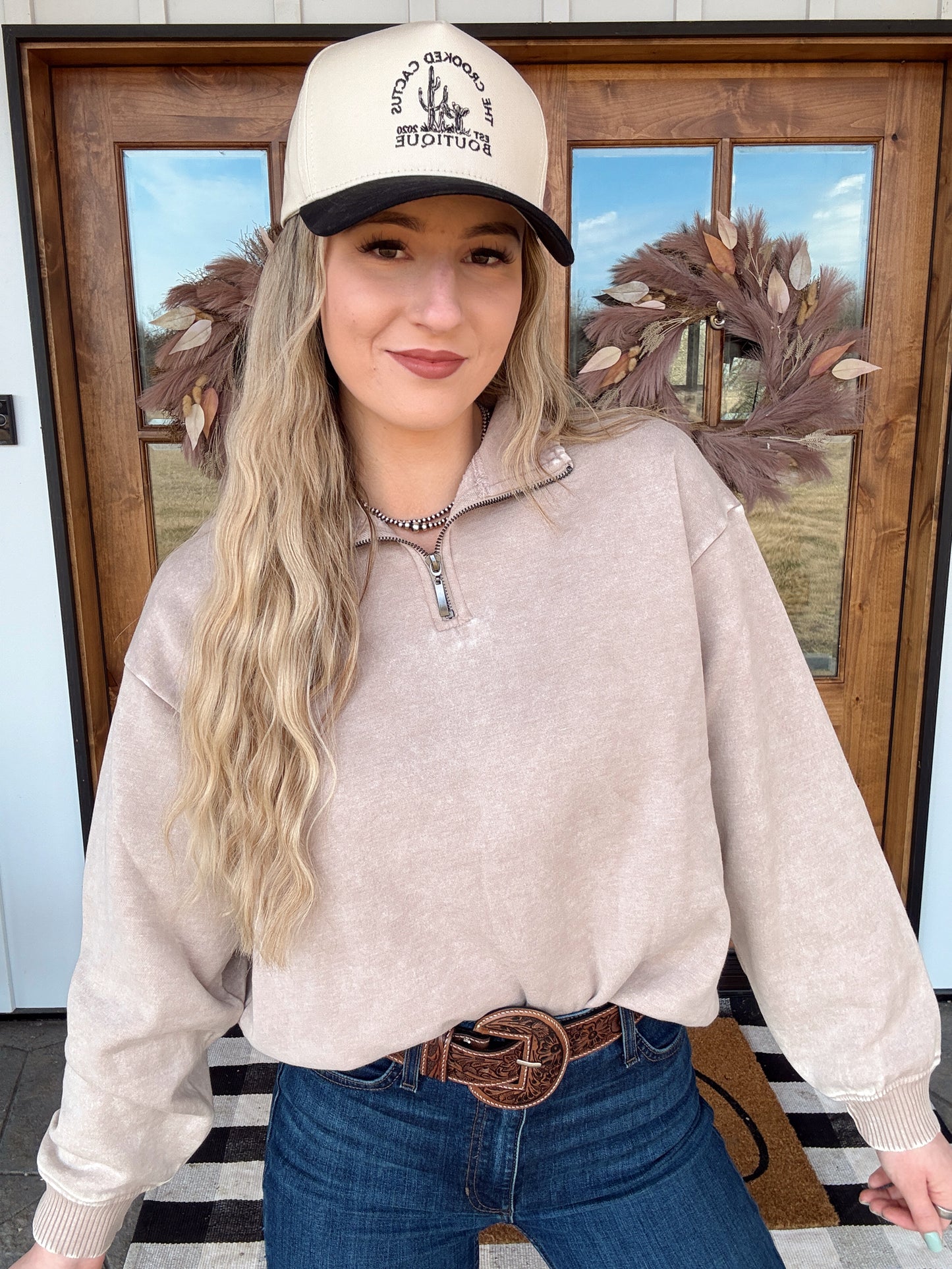 Kyla Oversized Quarter Zip
