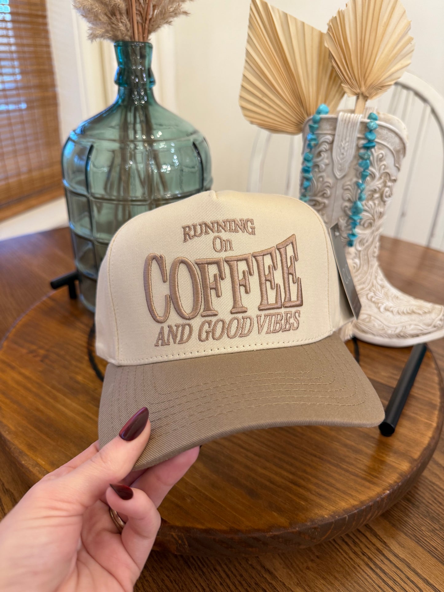 Coffee + Good Vibes Trucker Hat