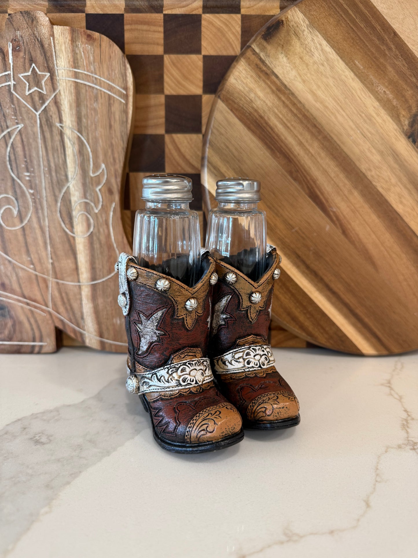 Cowboy Boot Salt & Pepper Set
