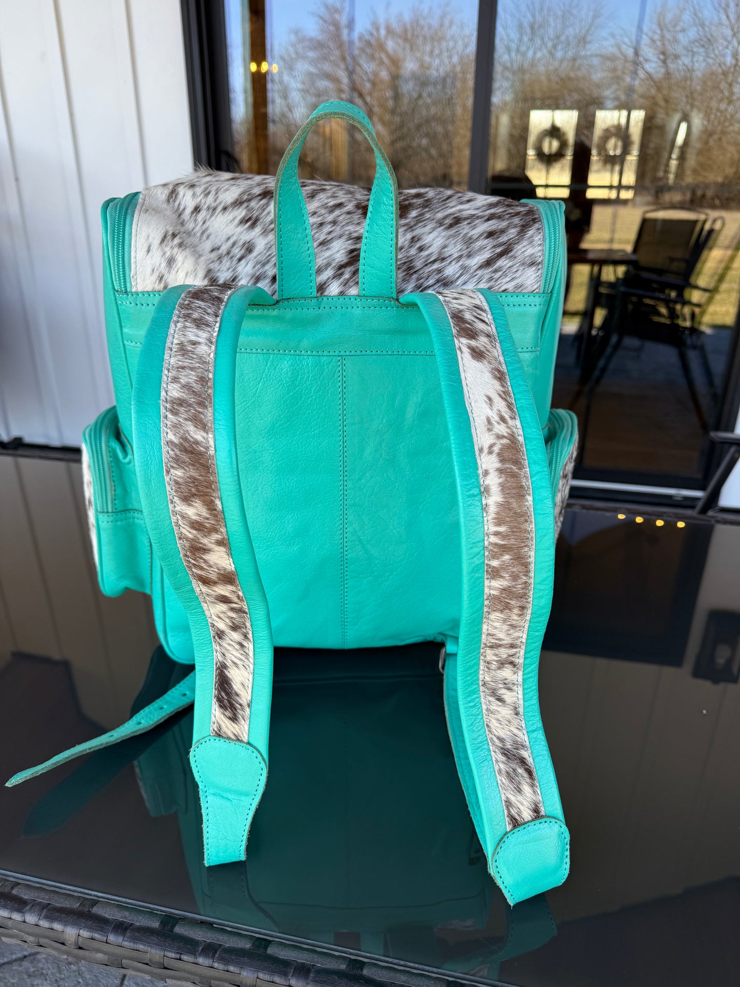 Howdy Cowhide Backpack / Diaper Bag