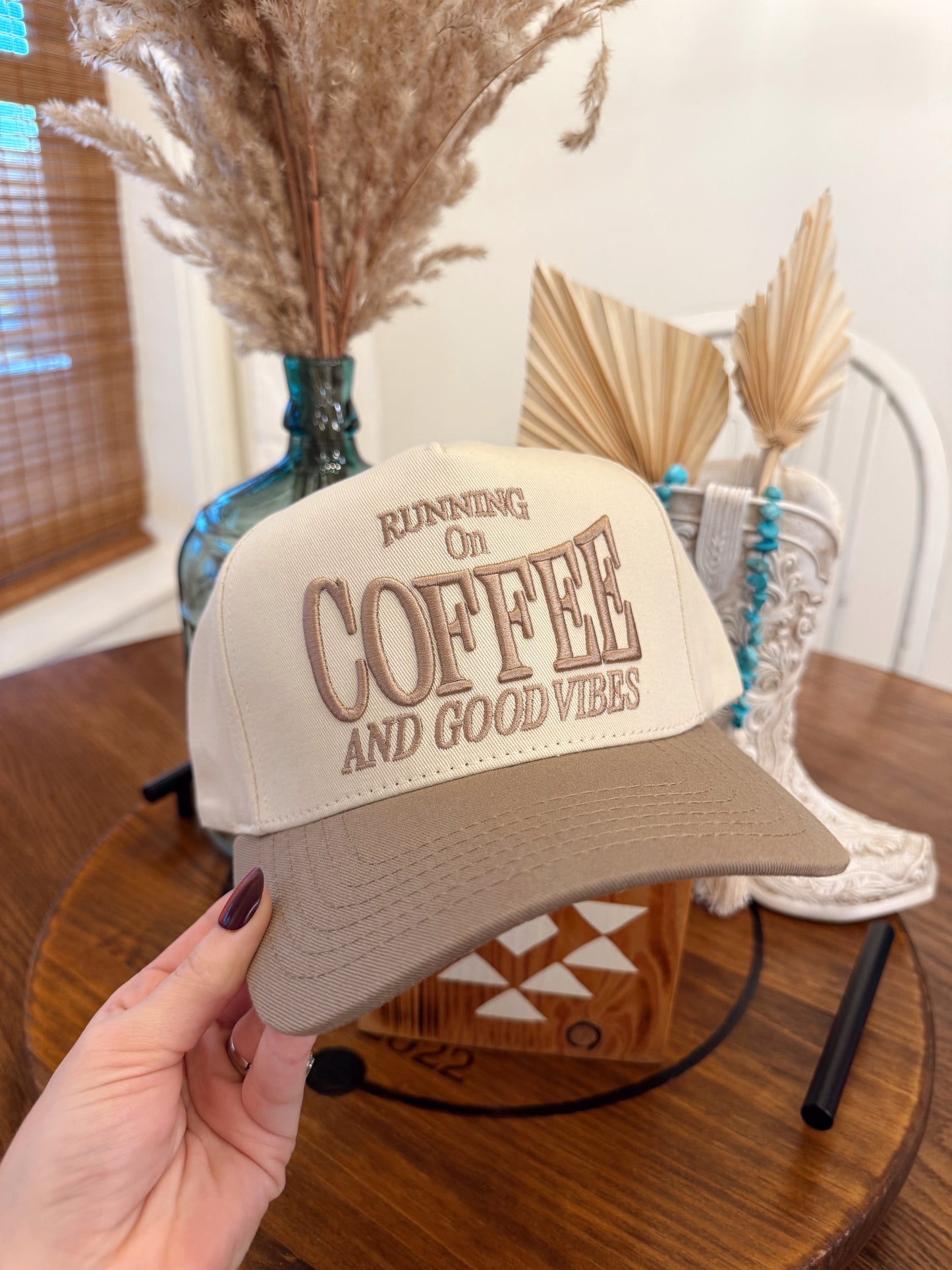 Coffee + Good Vibes Trucker Hat