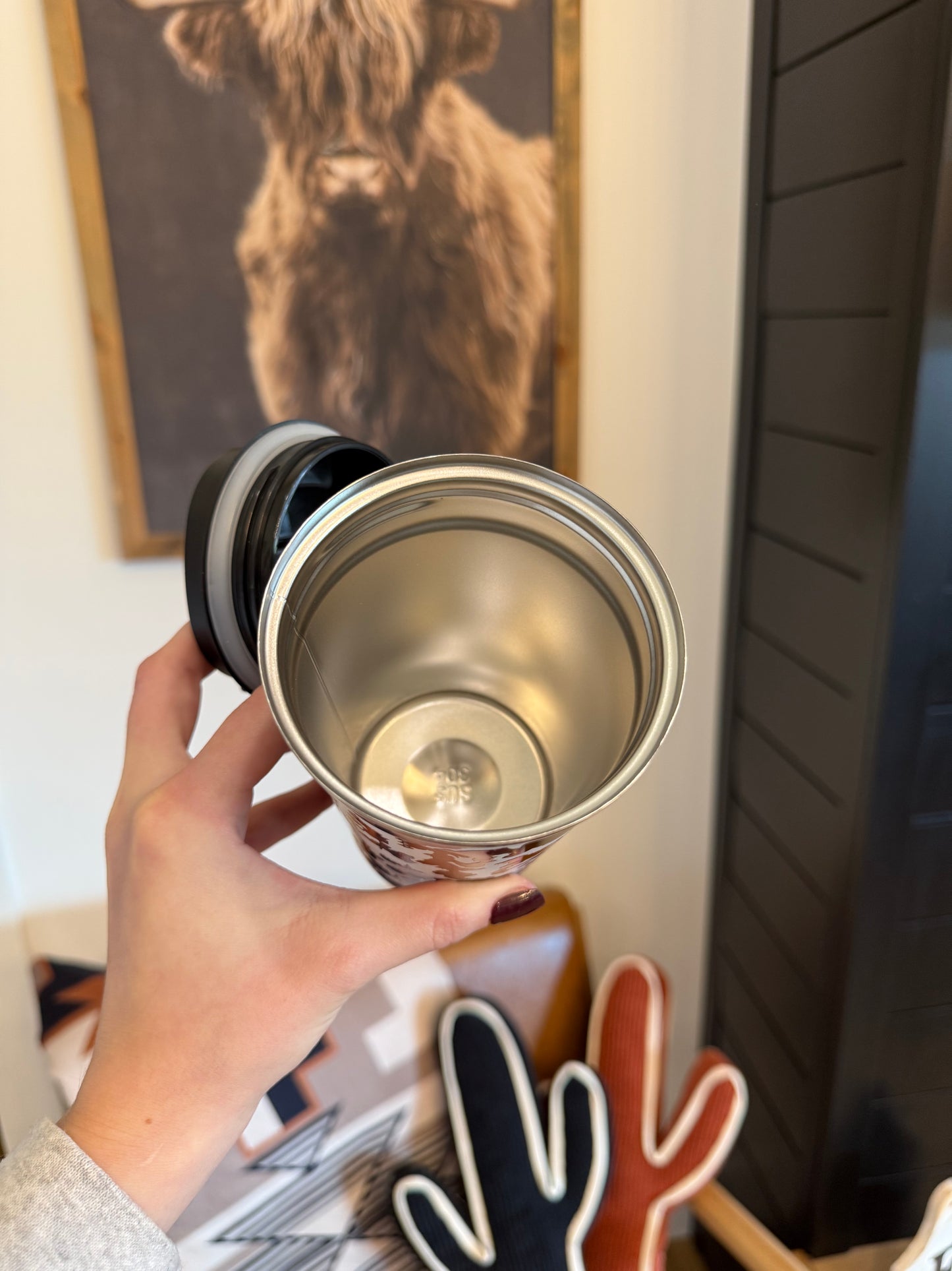 Good Moo-rning Stainless Coffee Tumbler