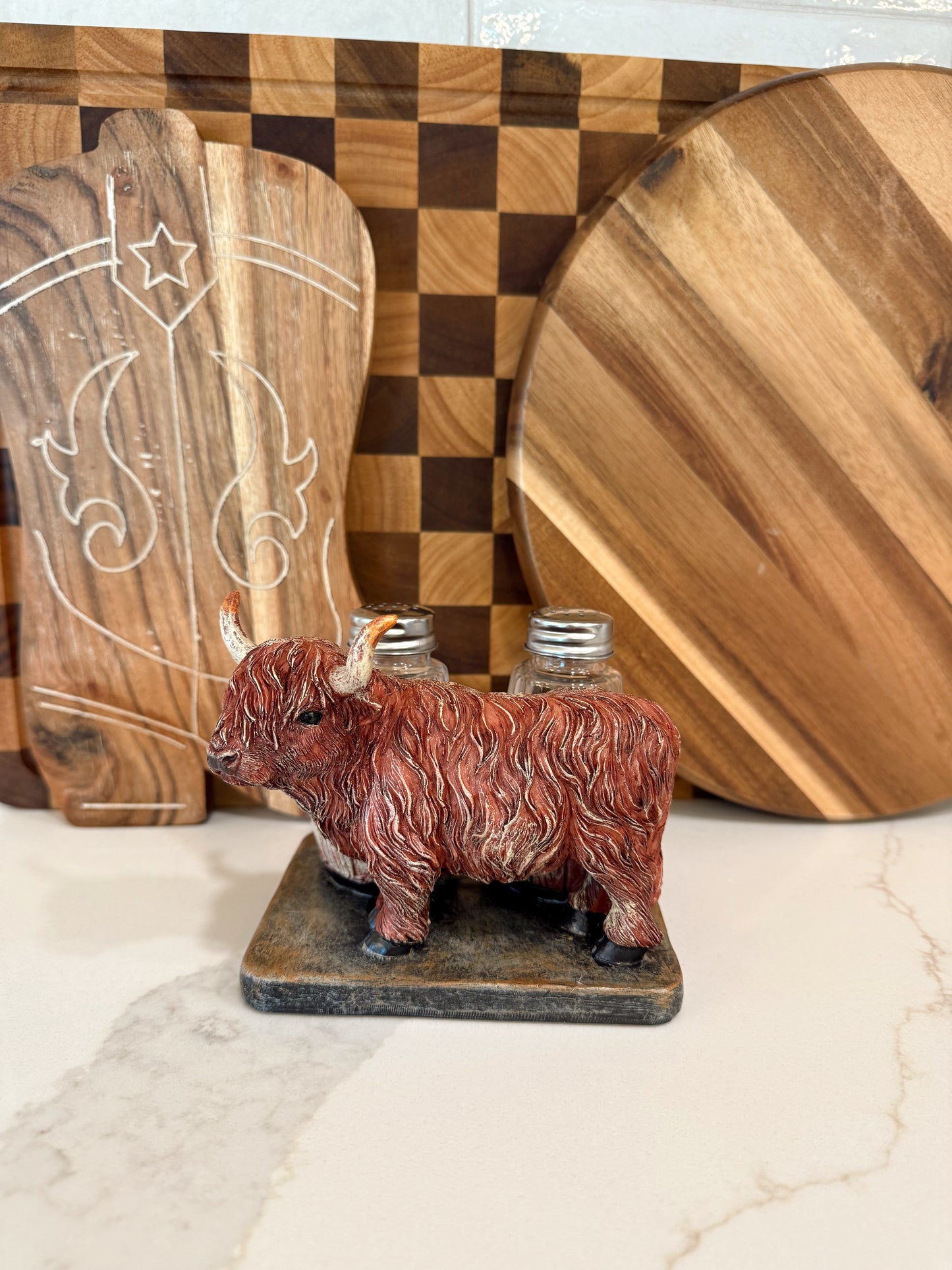 Highland Cow Salt & Pepper Shaker