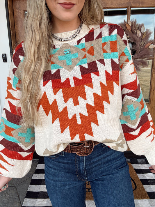 Hattie Aztec Sweater