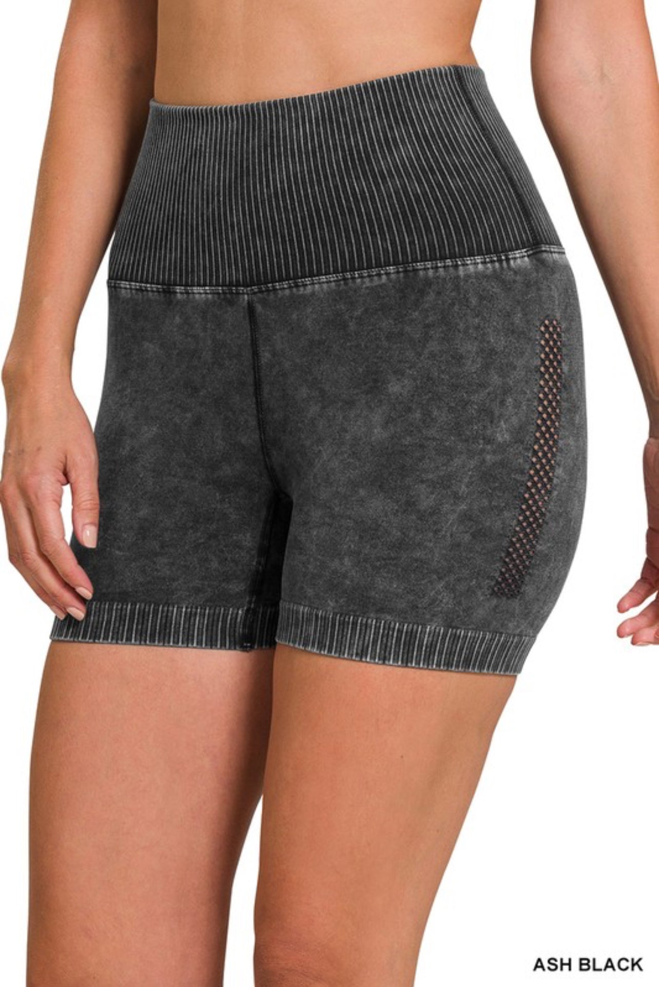 Hot Girl Summer Biker Shorts - Ash Black