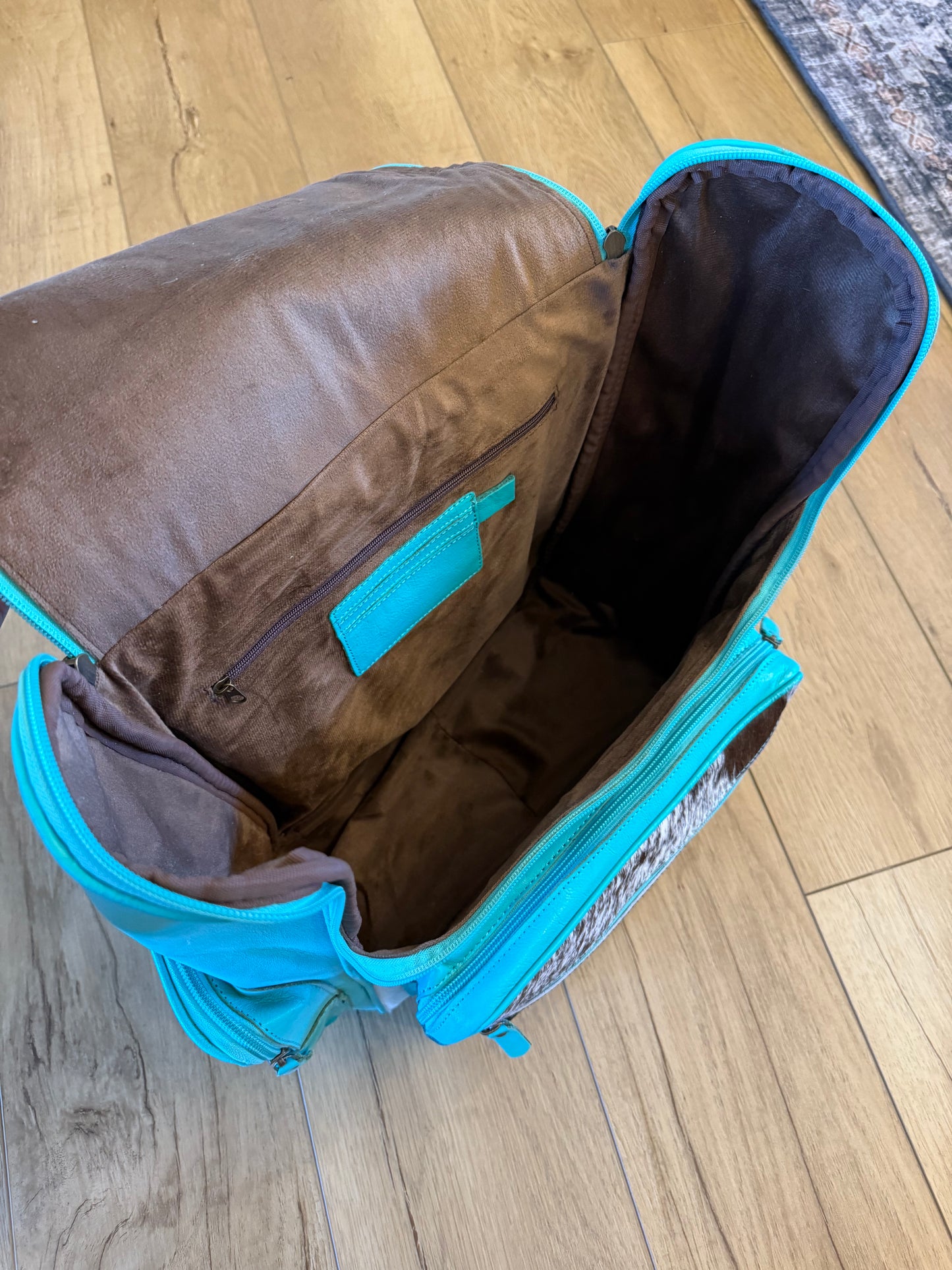 Howdy Cowhide Backpack / Diaper Bag