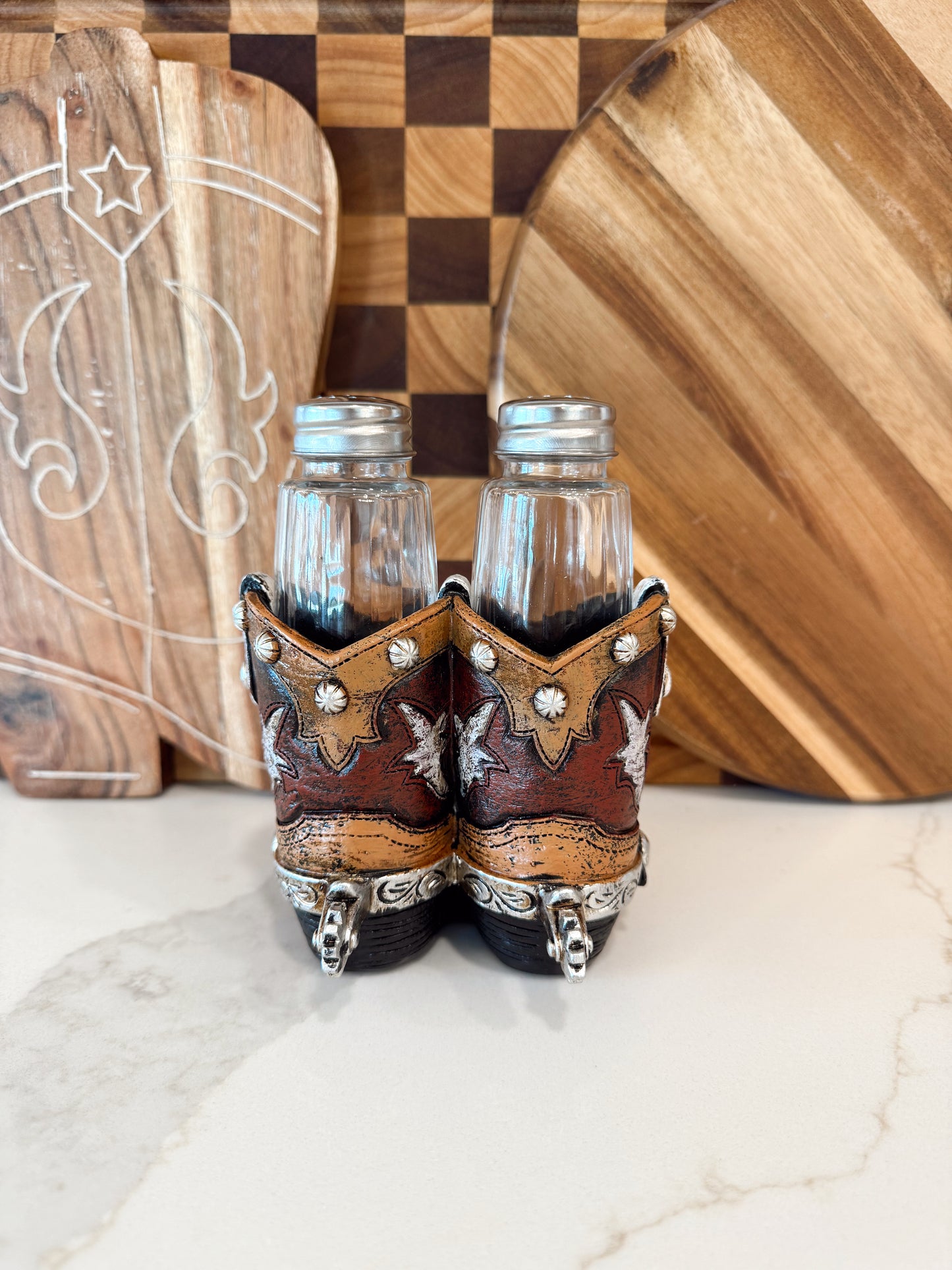 Cowboy Boot Salt & Pepper Set