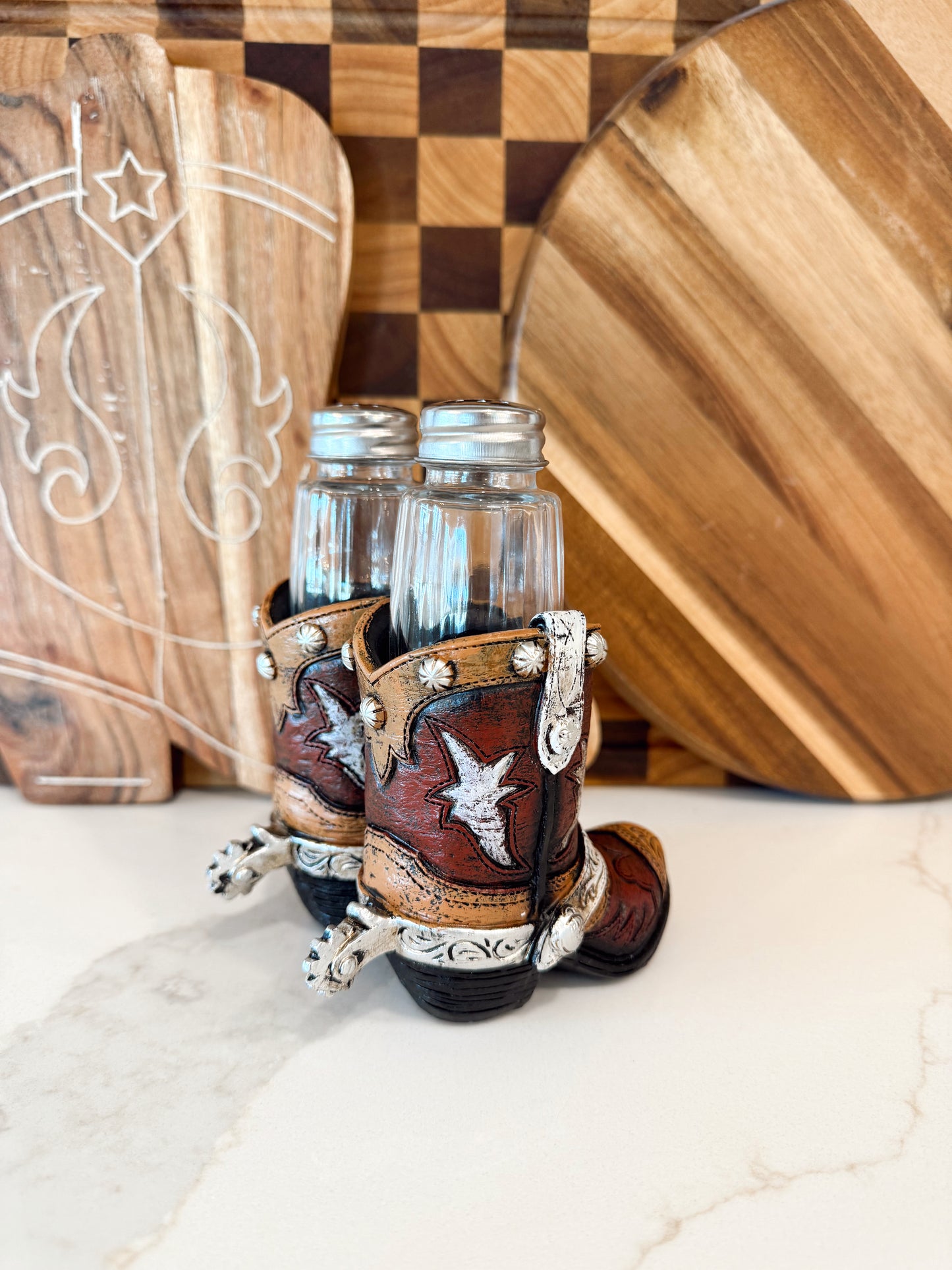 Cowboy Boot Salt & Pepper Set