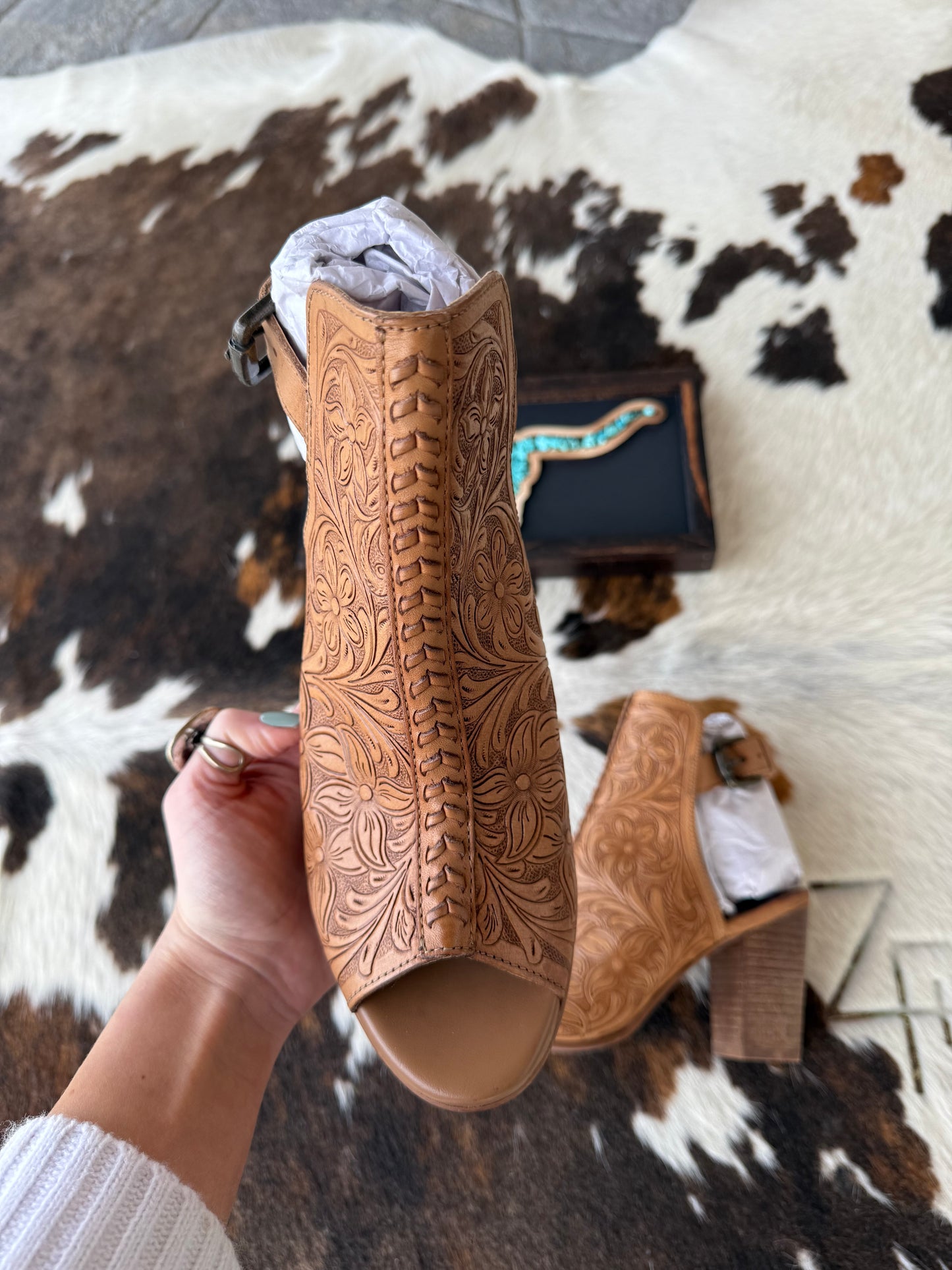 Dalton Ridge Leather High Heels