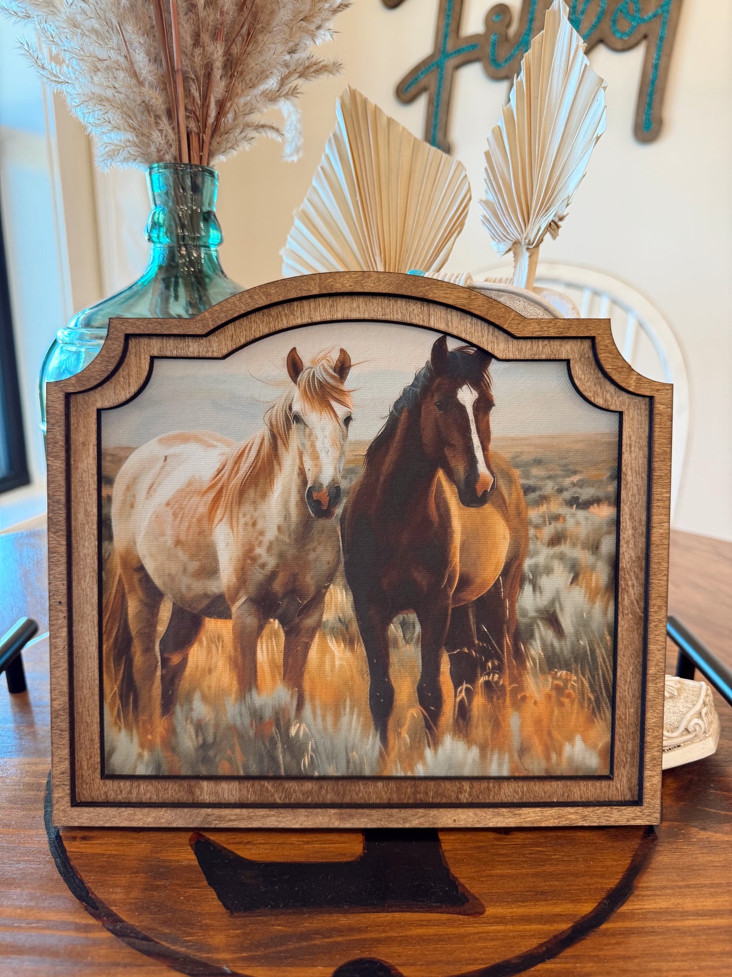 Provincial Horses Framed Art