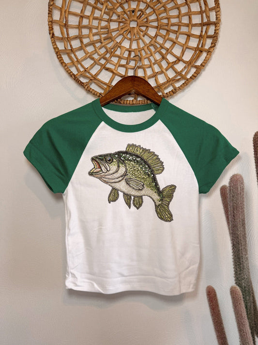 BEDAZZLED BASS: BABY TEE