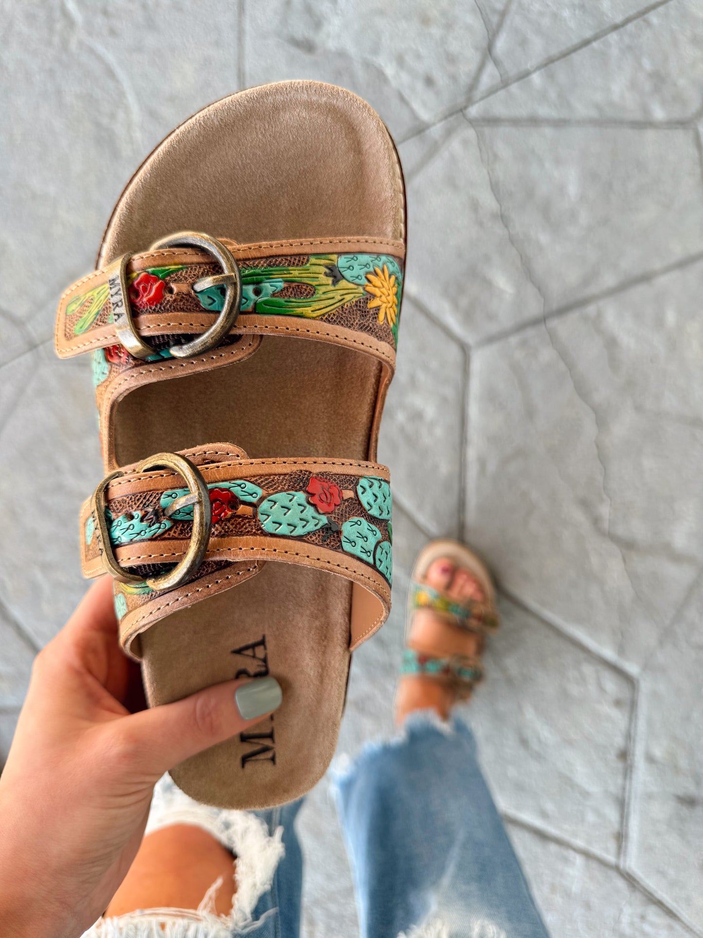Rio Verde Leather Sandals