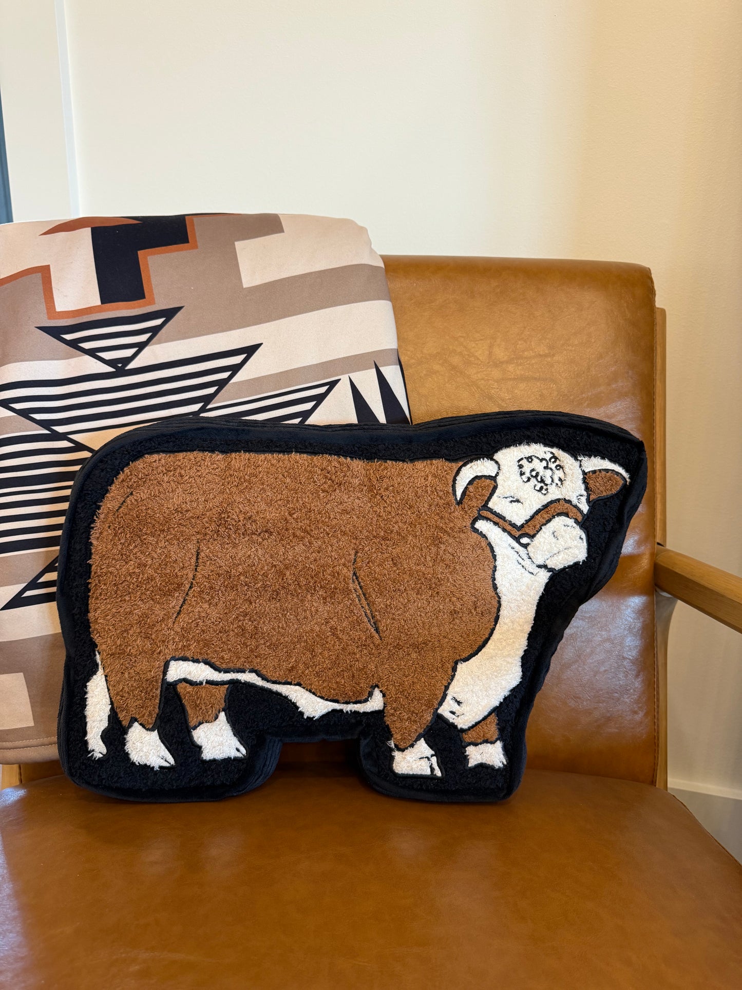 Hereford Cow Pillow