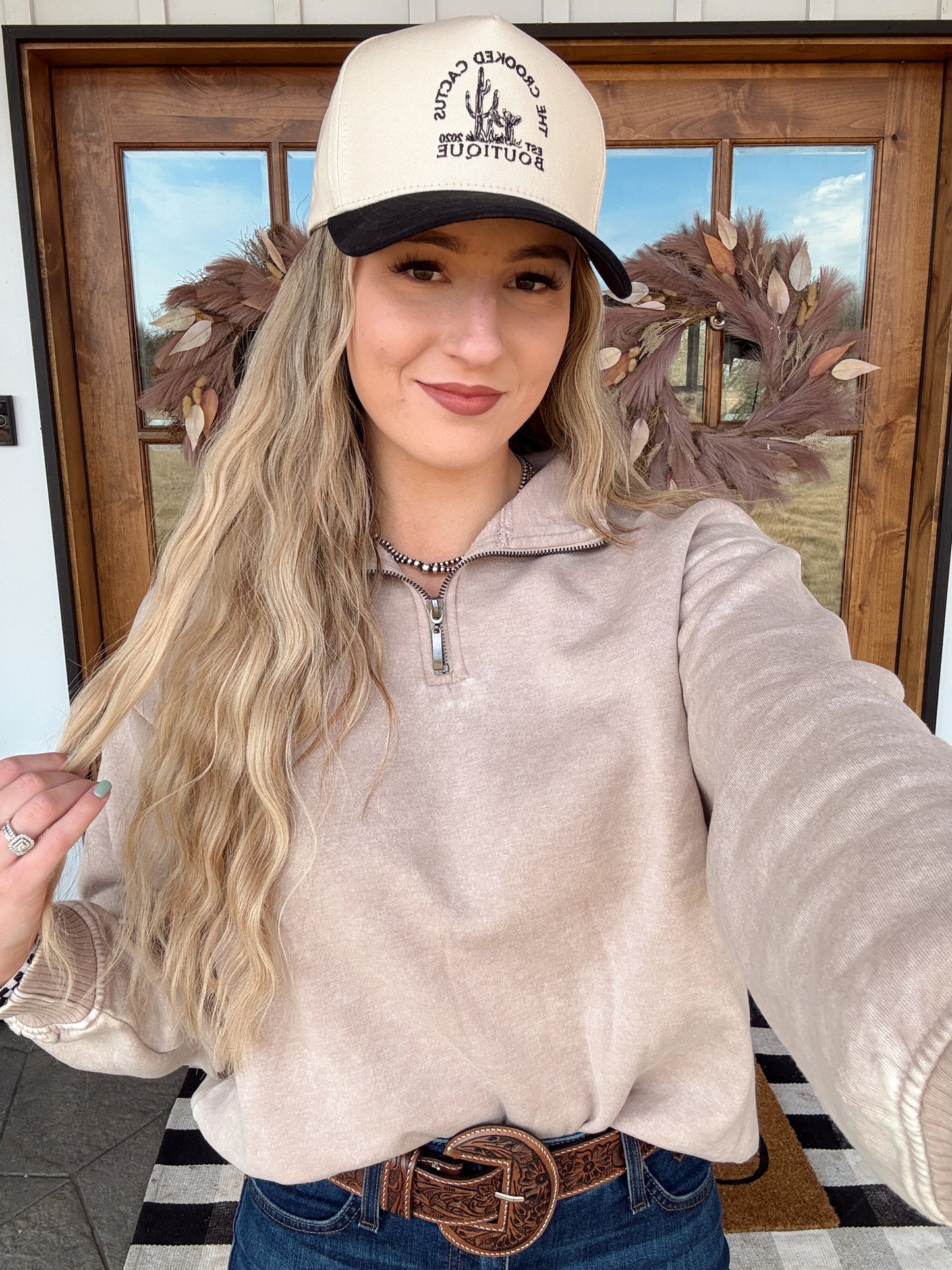 Kyla Oversized Quarter Zip