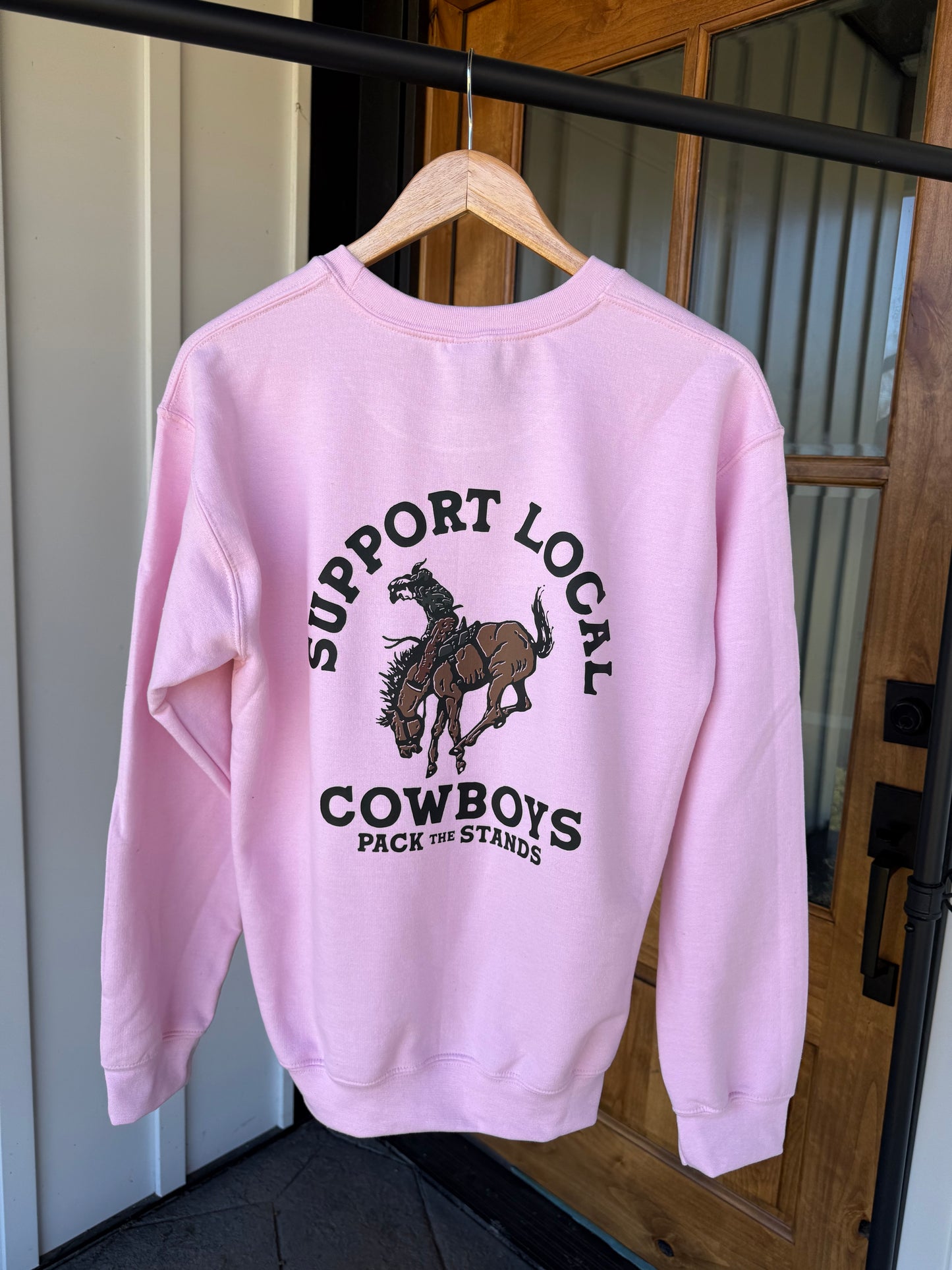 Support Local Cowboys Crewneck