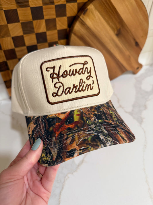 Howdy Darlin Camo Trucker Hat