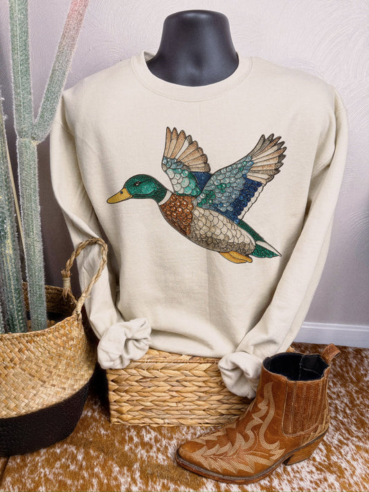 STAINED GLASS MALLARD