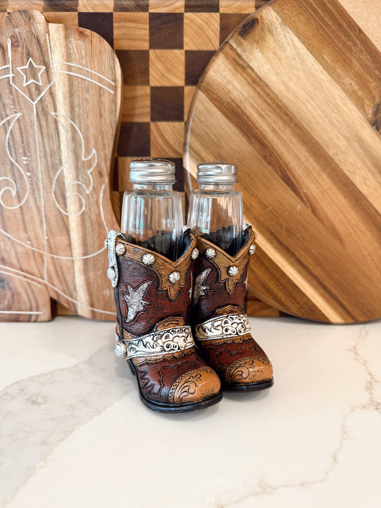 Cowboy Boot Salt & Pepper Set