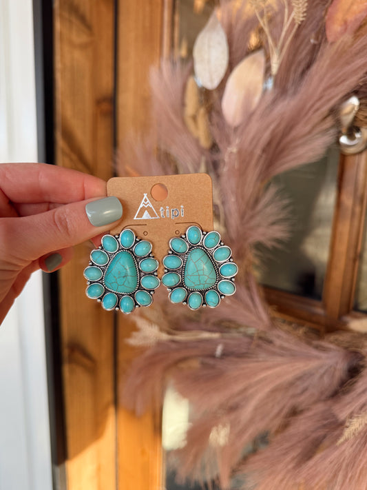 Willow Turquoise Studs