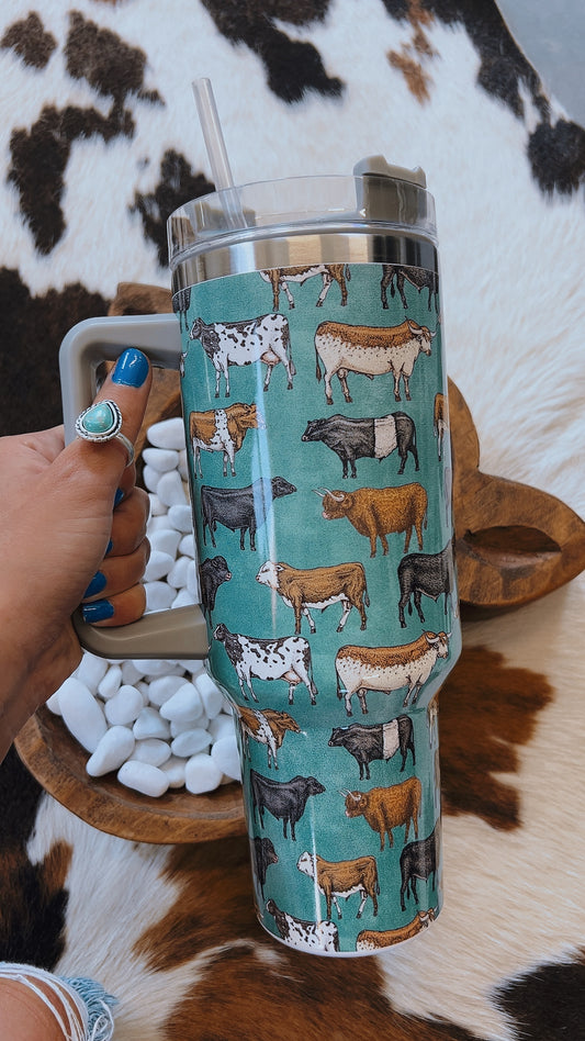 Cattle Drive 40 oz Tumbler