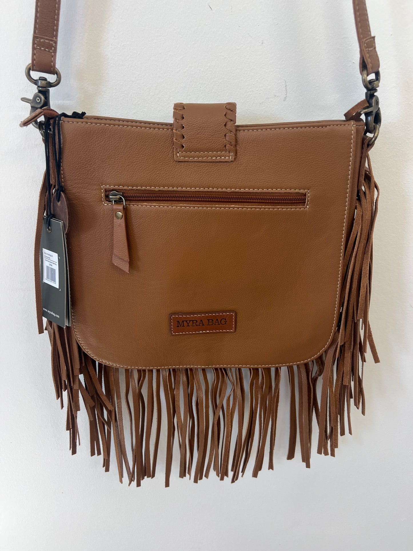 Old Mine Pass Cowhide Fringe Bag