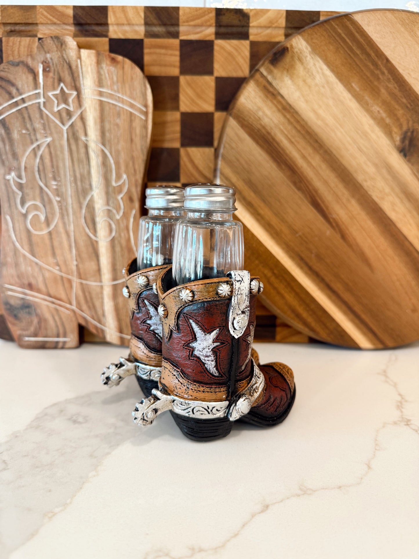Cowboy Boot Salt & Pepper Set