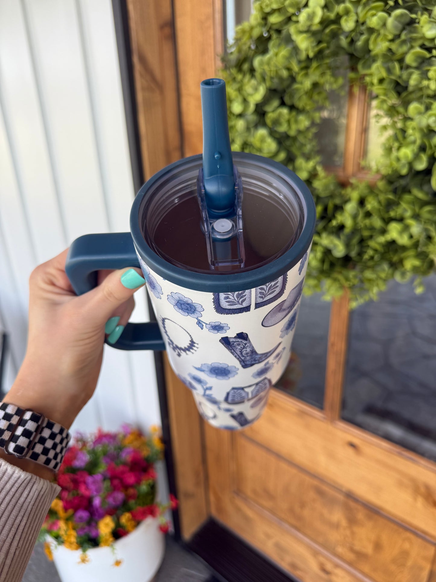 Western Chinoiserie Tumbler (32 & 40 oz)