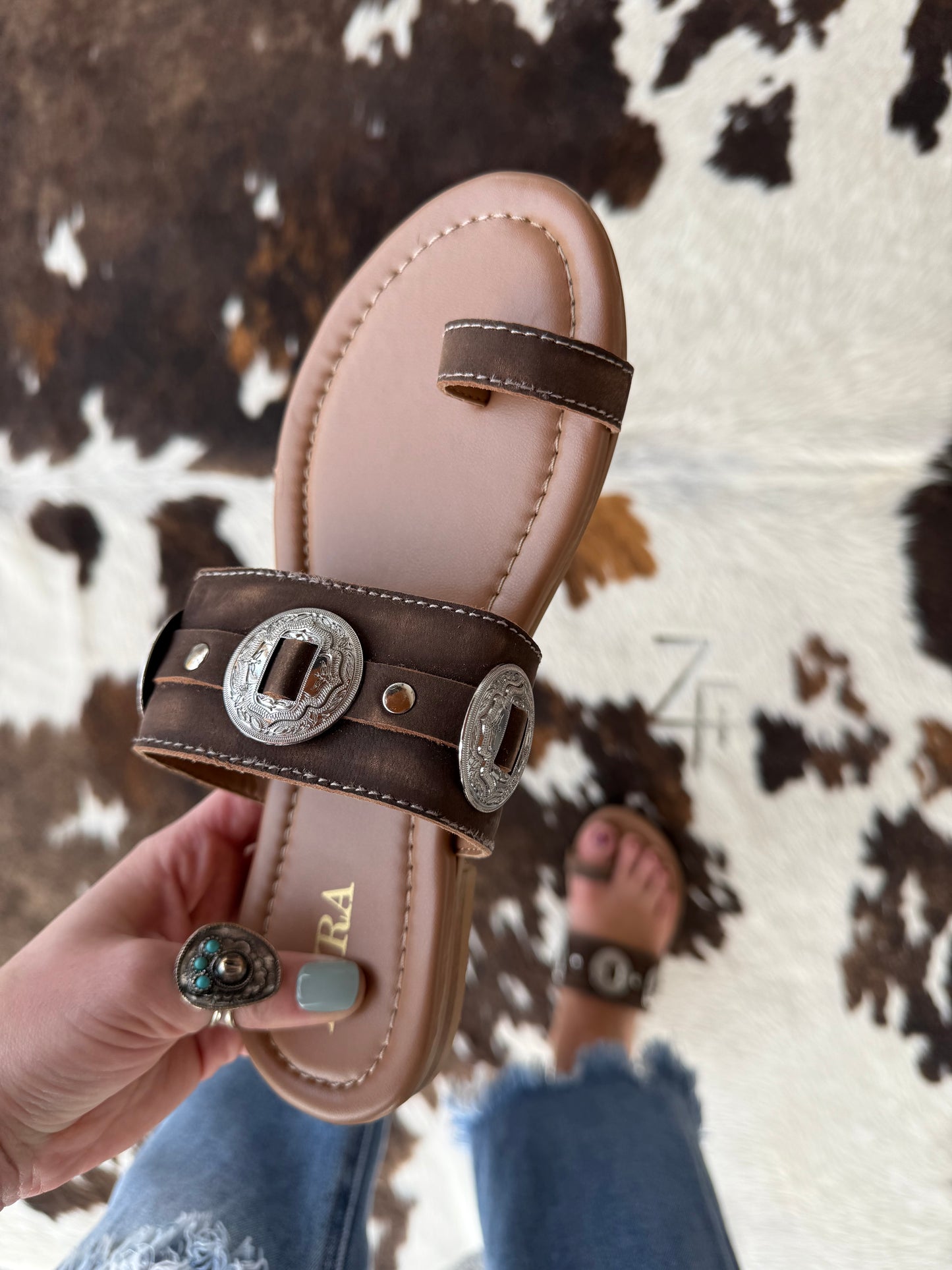 Sagebrush Concho Sandals (SIZE UP)