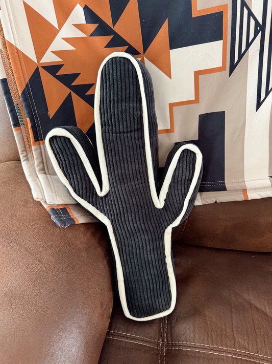 Black Cactus Pillow