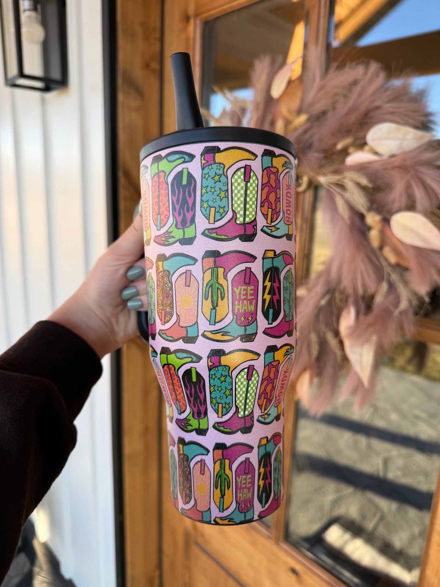 Vibrant Boot 32 oz Tumbler