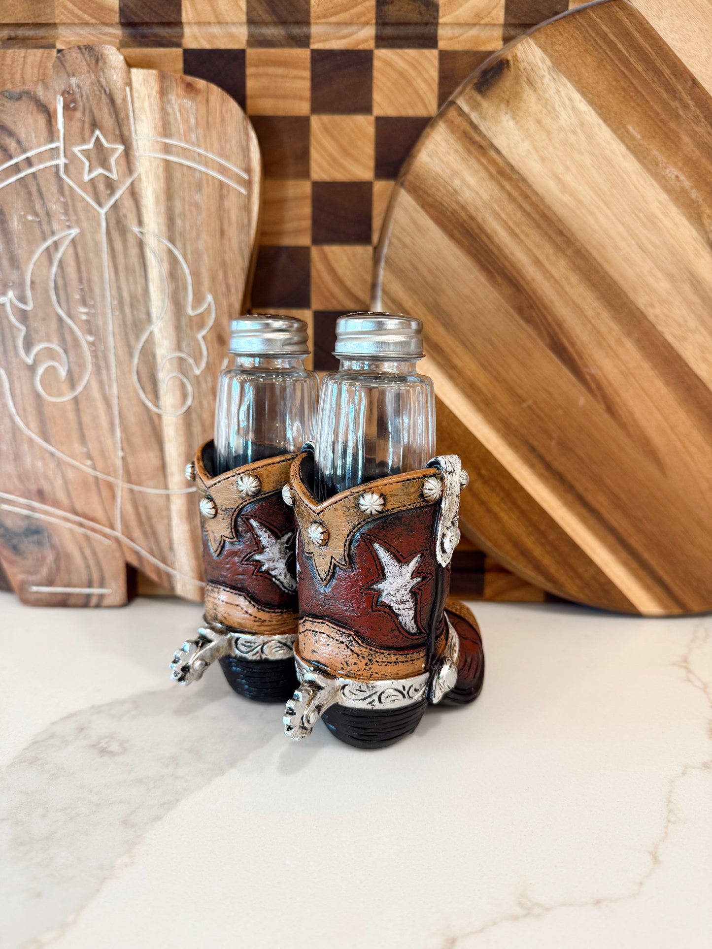 Cowboy Boot Salt & Pepper Set