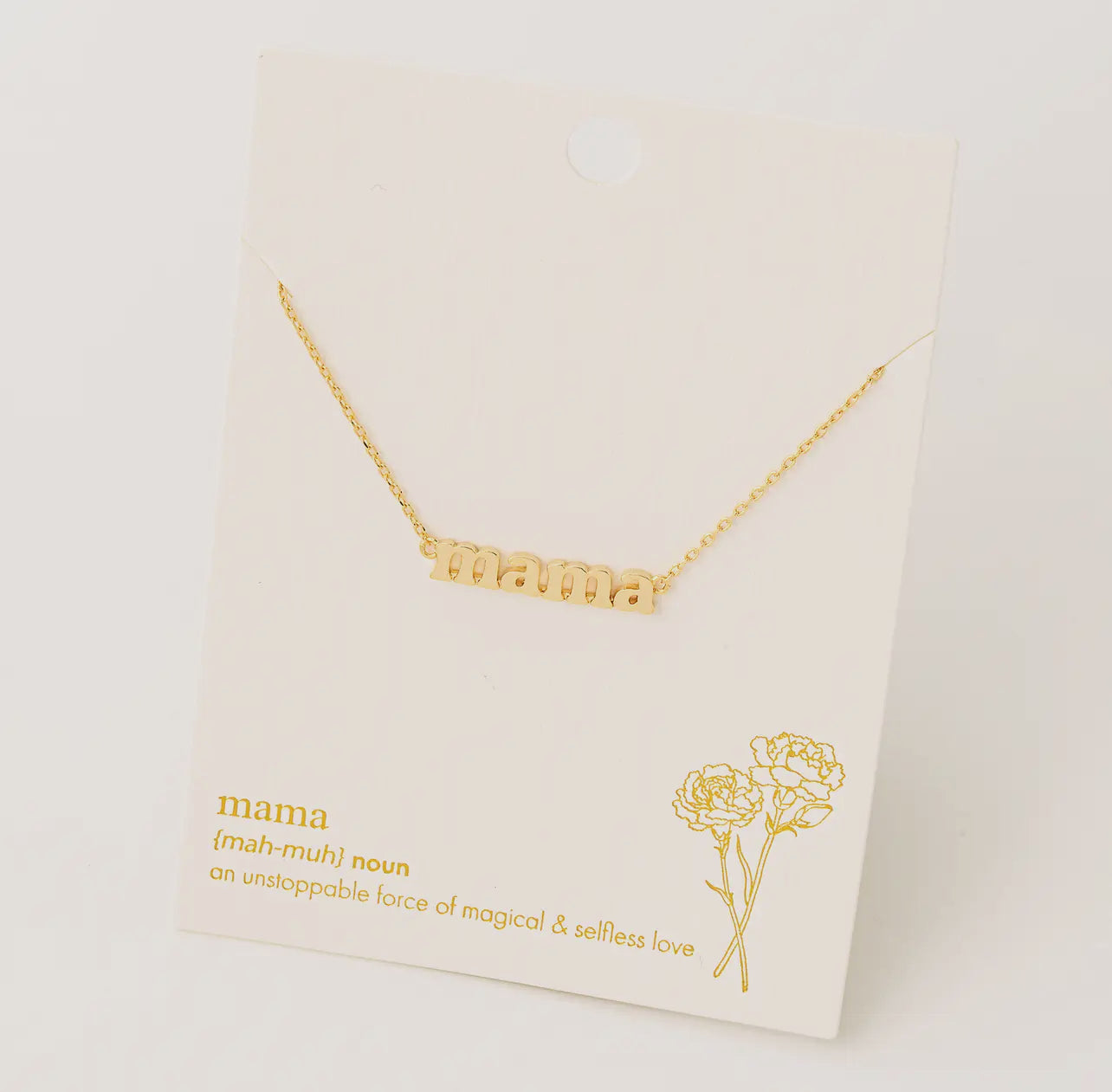 Gold Mama Necklace