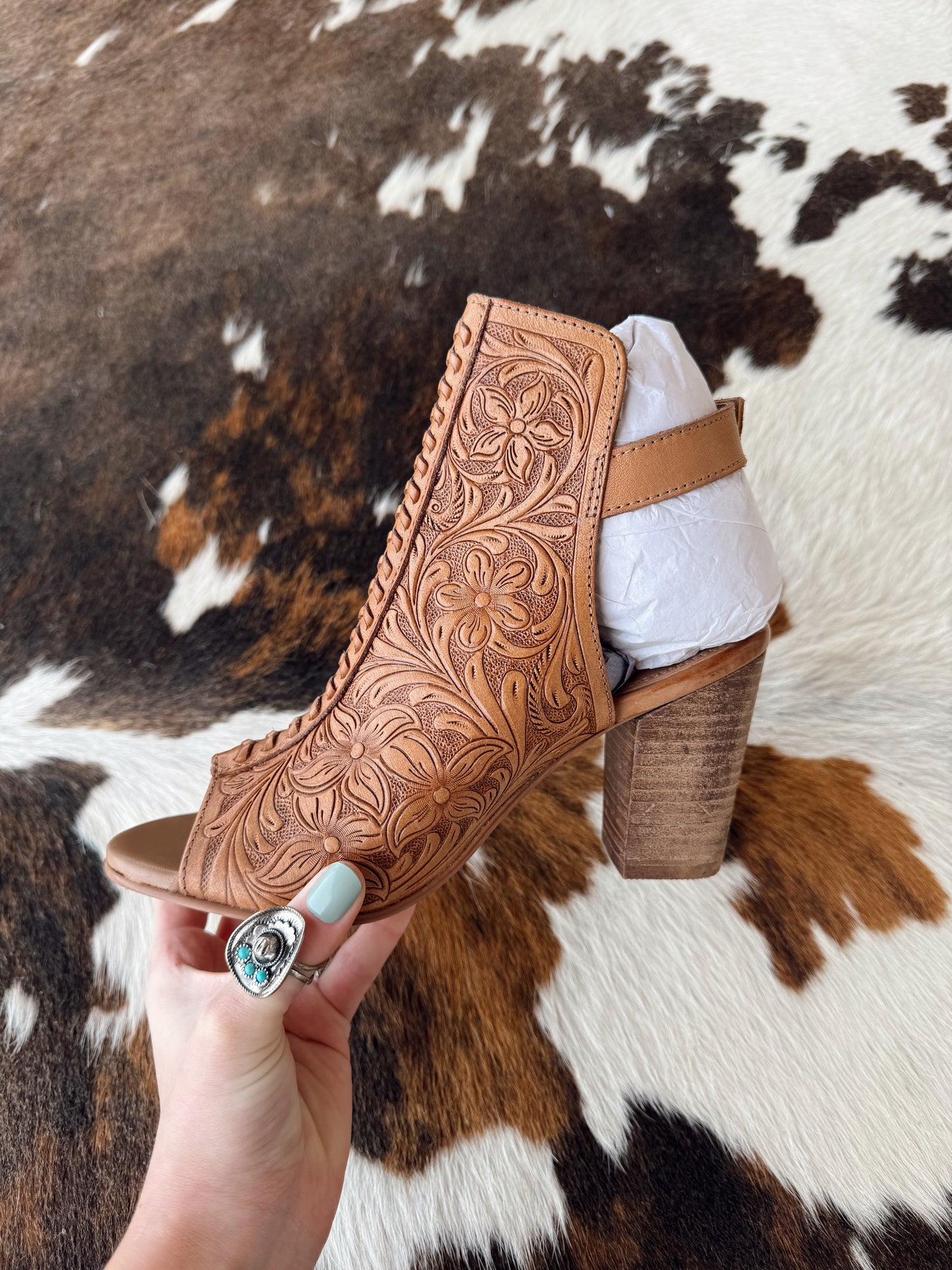 Dalton Ridge Leather High Heels