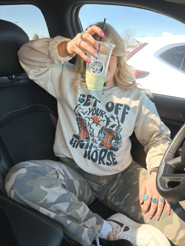 GET OFF YOUR HIGH HORSE