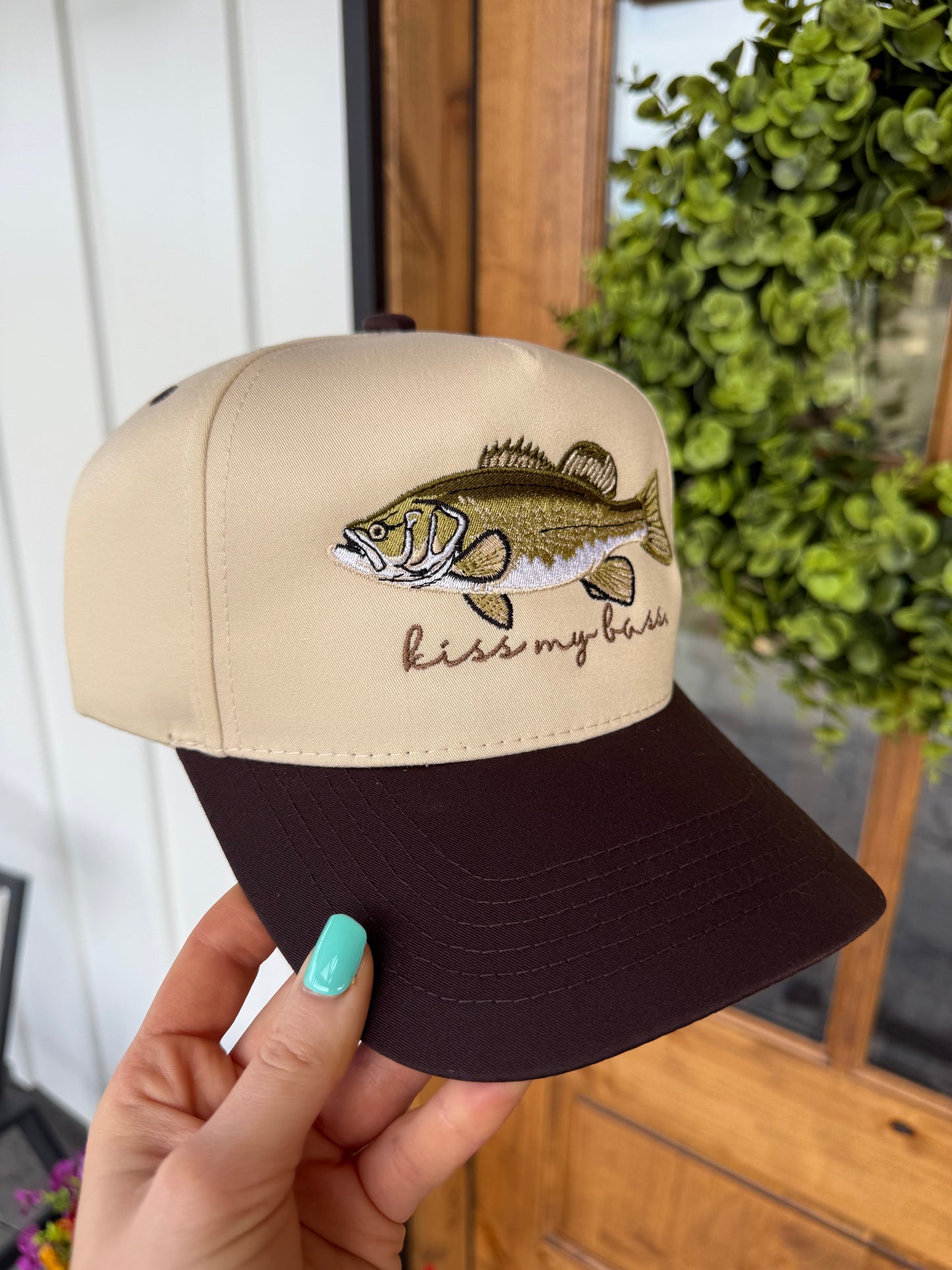 Kiss My Bass Embroidered Hat