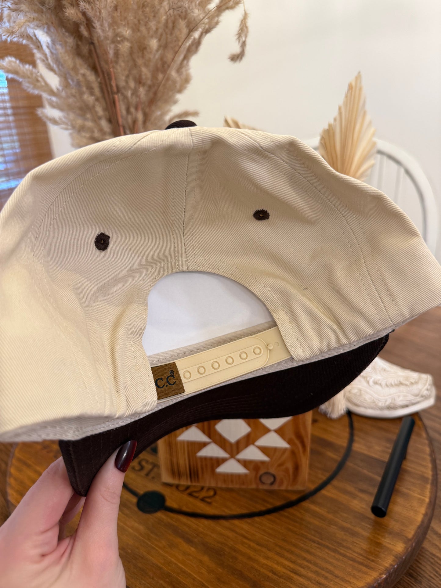 Coffee + Good Vibes Hat - Brown