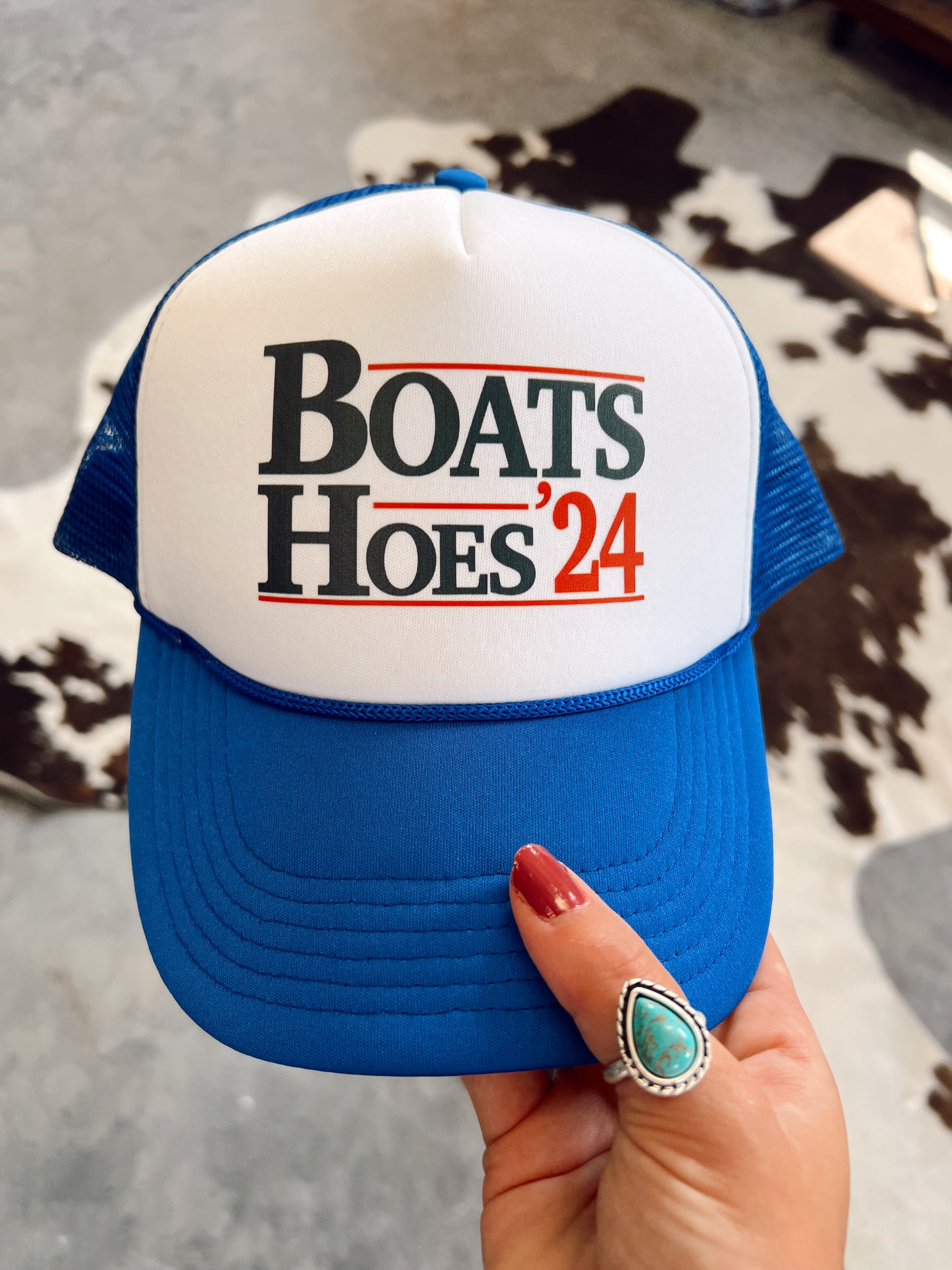 Boats Hoes '24 Foam Trucker Hat