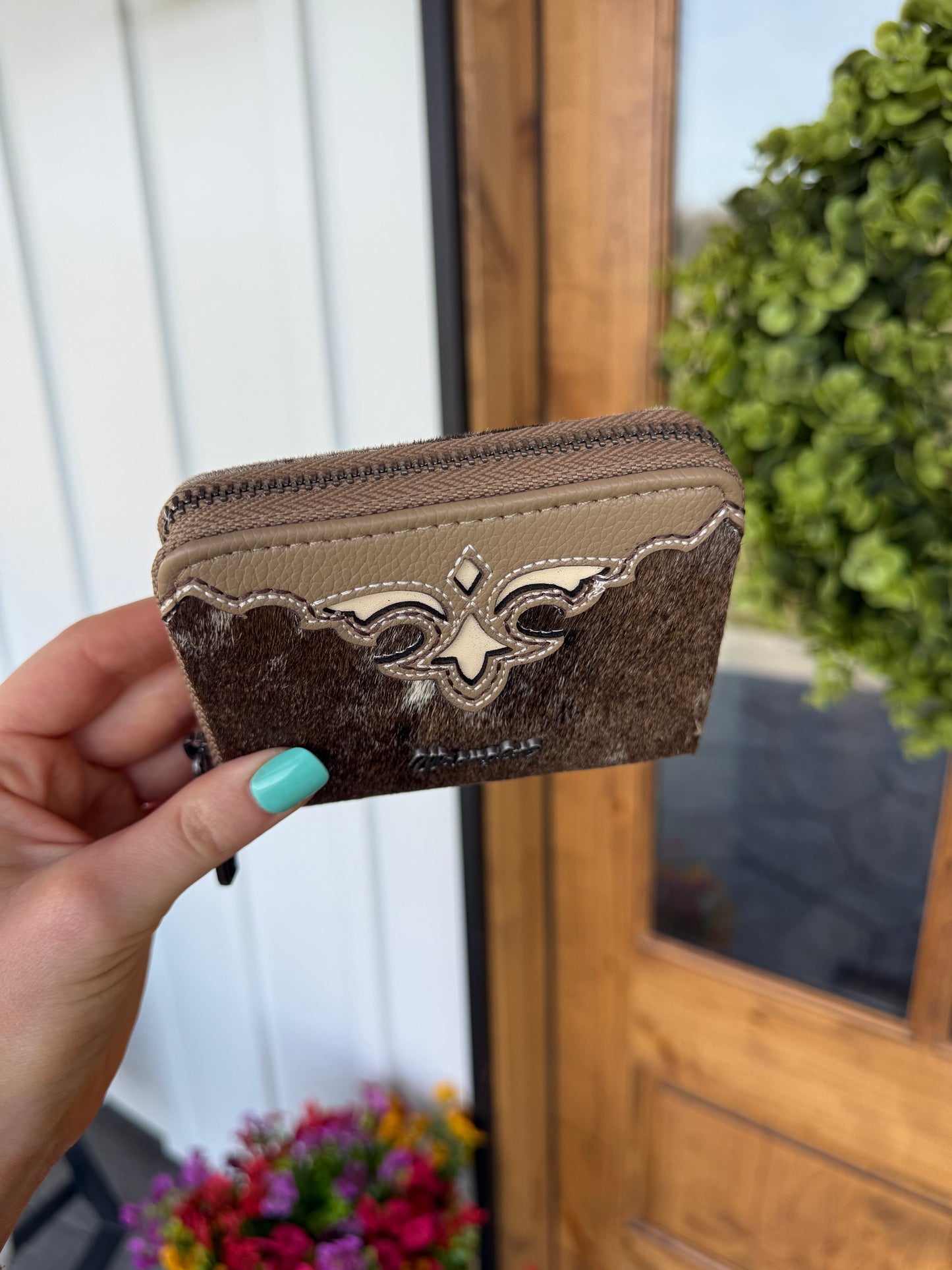 Khaki Wrangler Cowhide Wallet