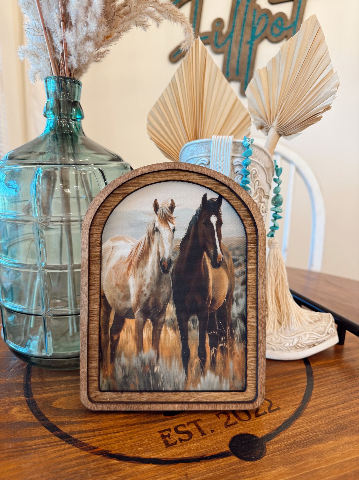 Horse Arch Framed Art Decor