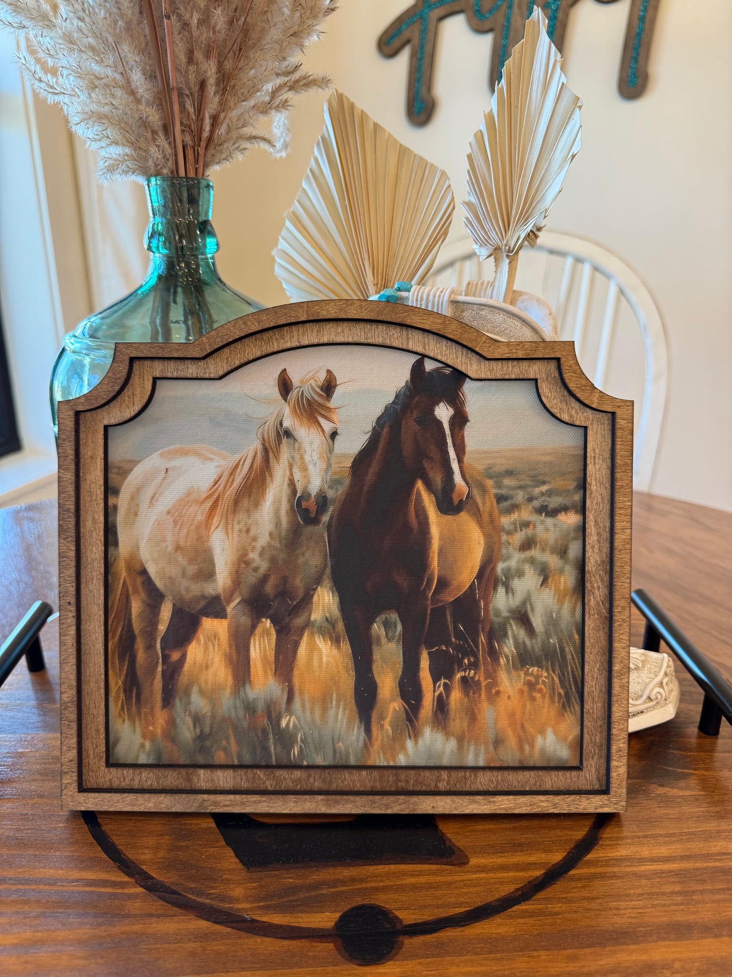 Provincial Horses Framed Art