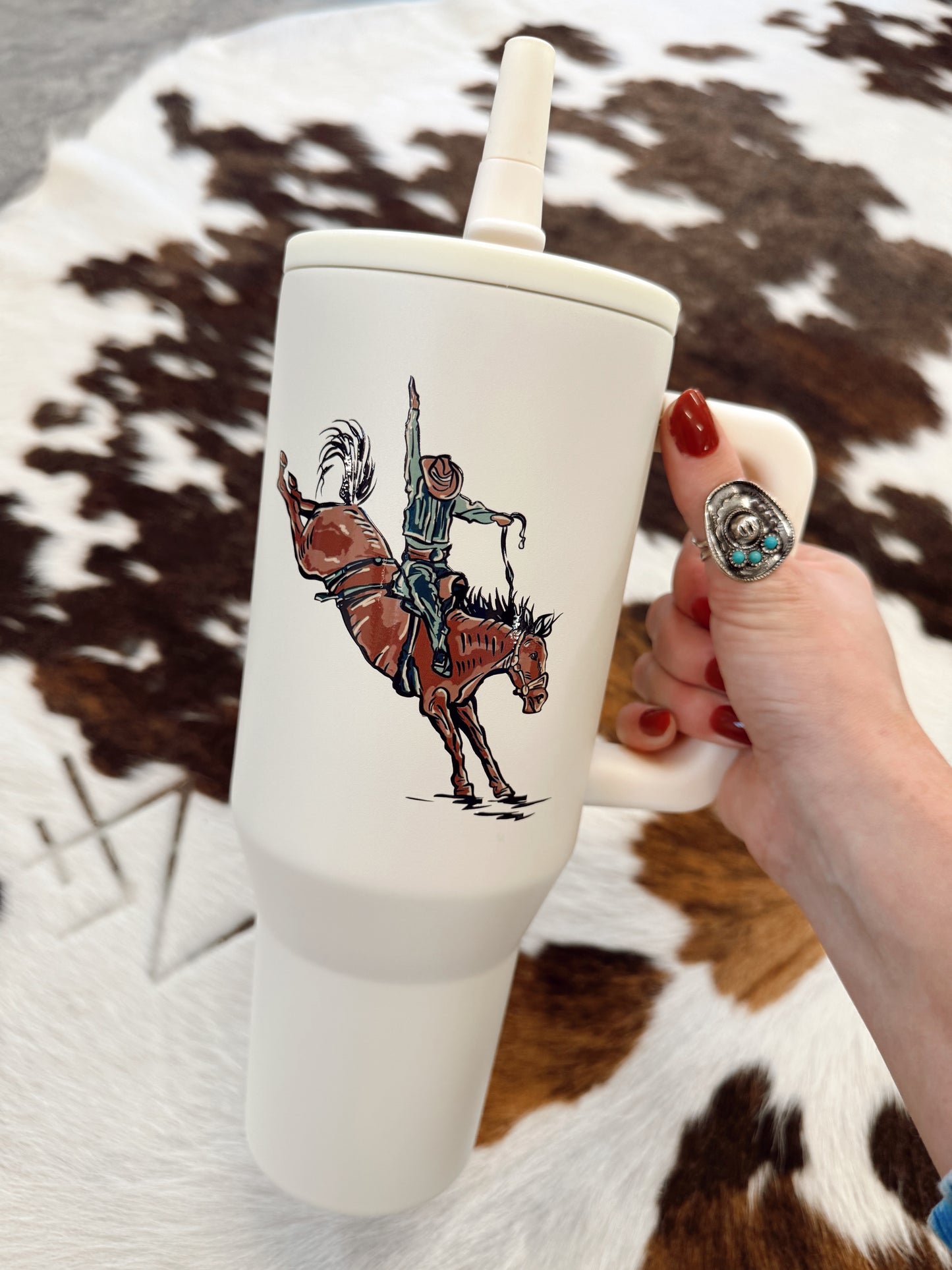 Rank Cowboy 40 oz Leakproof Tumbler