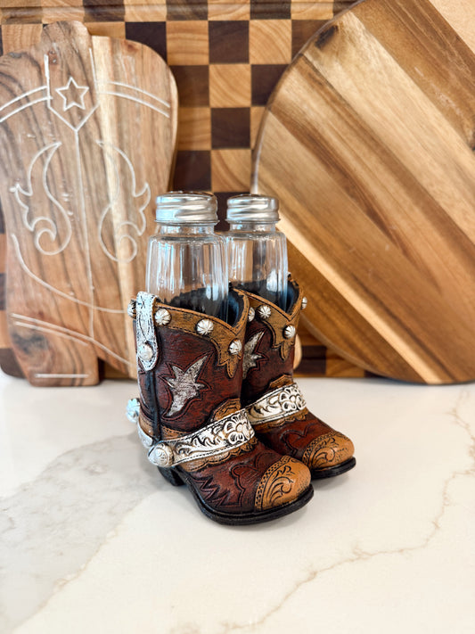 Cowboy Boot Salt & Pepper Set