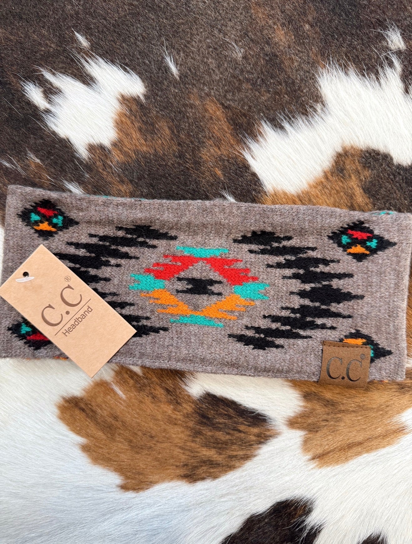 Taupe Aztec C.C Headband