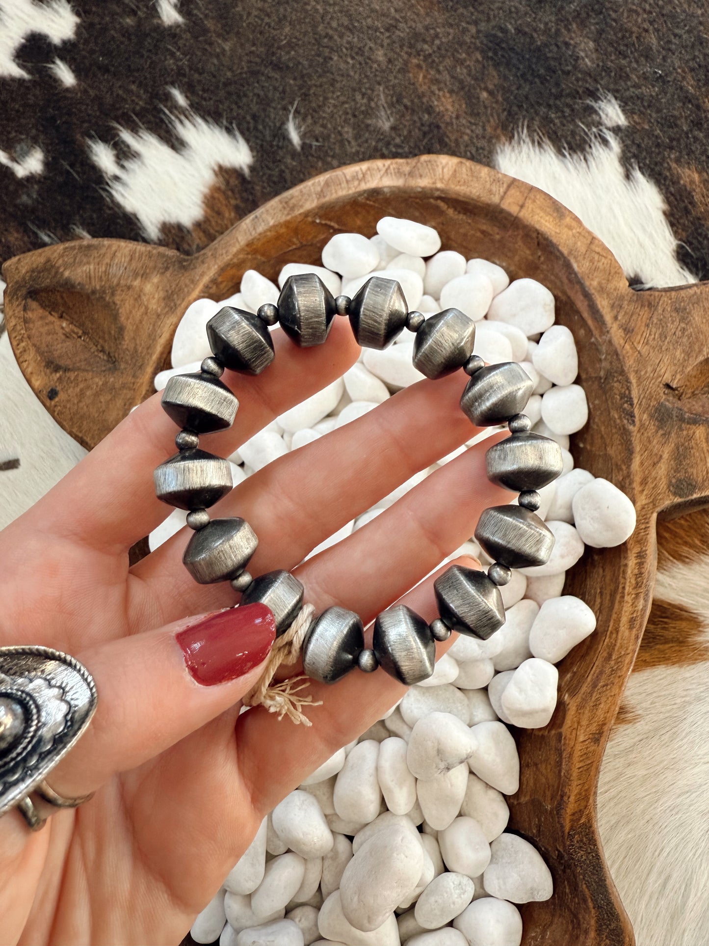 Austin Silver Bead Bracelet