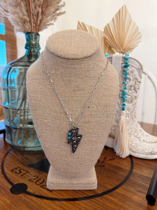 Kacey Lightning Bolt Necklace