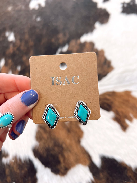 The Kate Turquoise Stud Earrings