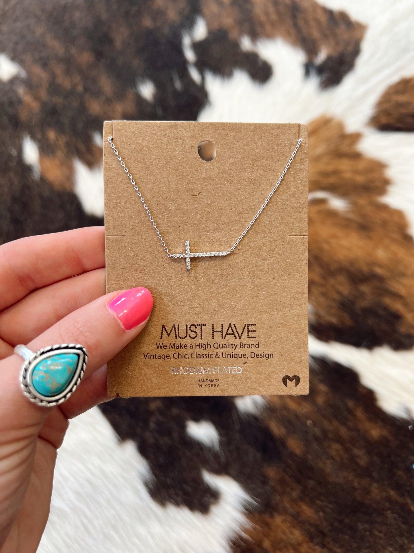 Silver Cross Necklace