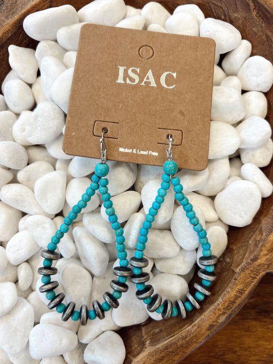 Sawyer Turquoise Teardrop Earrings